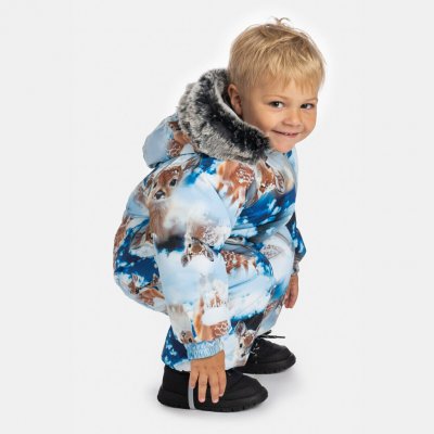 Dětská zimní kombinéza Huppa Ottis navy pattern světlý – Hledejceny.cz