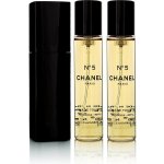 Chanel No.5 EDT plnitelný 20 ml + EDT náplň 2 x 20 ml dárková sada – Hledejceny.cz