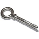 Oko s vrutem a límcem, nerez A2, 10x80mm – Hledejceny.cz