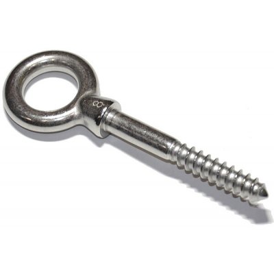 Oko s vrutem a límcem, nerez A2, 10x80mm – Hledejceny.cz