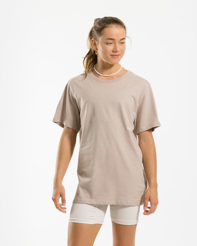 Vilgain Athletic Cut Organic Tee taupe