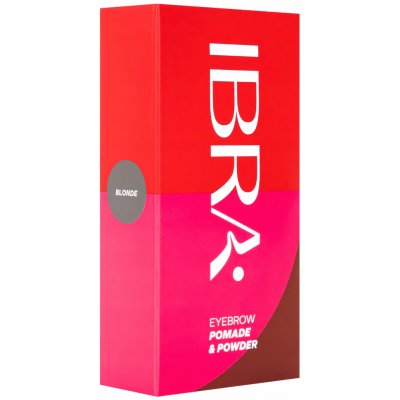 Ibra Makeup Eyebrow Pomade & Powder Blonde Pomáda a fixační stín na obočí 7 g – Sleviste.cz