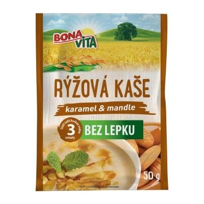 Bonavita Rýžová kaše karamel a mandle 50 g – Zboží Dáma