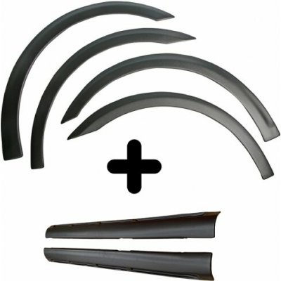 SET plastové lemy + prahy SKODA Fabia I kombi 2007 - 2014 (TOP Q jemný desén) CZ výroba – Hledejceny.cz