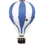 Super balloon dekorační horkovzdušný balón modrá/bílá S – Zboží Dáma