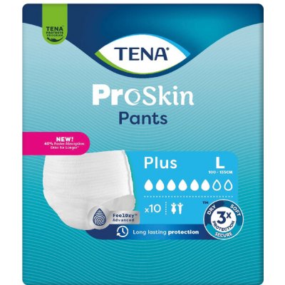TENA Proskin Pants Plus L 10 ks – Zbozi.Blesk.cz