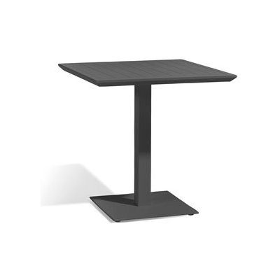 Diphano Hliníkový bistro stůl Metris, čtvercový 72x72x74cm, rám hliník bílá (white), deska hliník bílá (white) – Zbozi.Blesk.cz