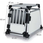 Trixie Hliníková transportná prepravka pre psy do auta 55 x 62 x 78 cm – Zboží Dáma Trixie Hliníková transportná prepravka pre psy do auta 55 x 62 x 78 cm – Zboží Dáma