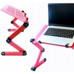 APT SL7B Flexibilní stolek pod Notebook růžový – Zboží Živě