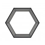 G21 HEX 53 92 x 60 cm antracitový – Zboží Dáma