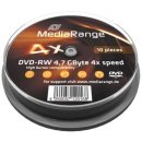 MediaRange DVD-RW 4,7GB 4x, spindle, 10ks (MR450)