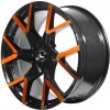 Alu kolo, lité kolo Barracuda TZUNAMEE EVO 8,5x19 5x108 ET35 gloss black flash orange