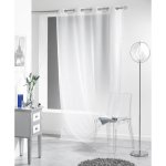 Douceur d'intérieur Záclona s oky VOLINE, 140 x 240 cm, bílá bílá – Hledejceny.cz