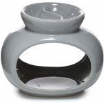 Eden Keramická aroma lampa Ovál šedá – Zboží Dáma