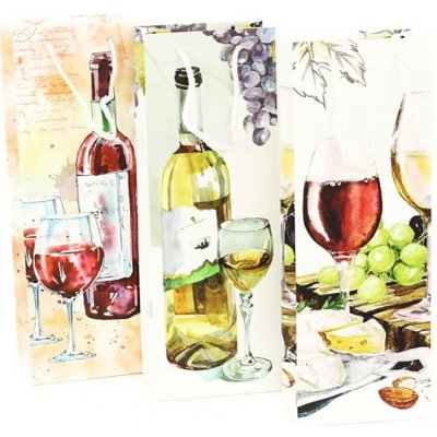 Taška na víno "WINE" 36x12x8.5/3dr. – Zboží Dáma