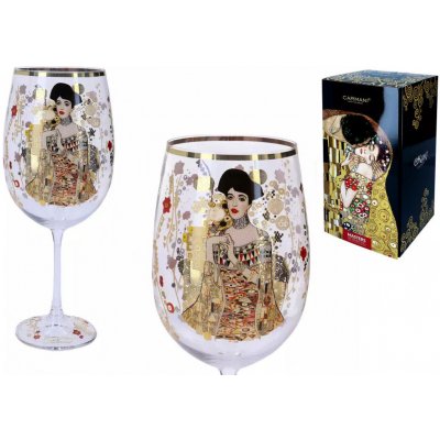 Carmani obří číše na víno Gustav Klimt Adele Bloch 640 ml – Zboží Mobilmania