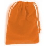 Semišový pytlík 9 x 12 cm (13 barev) Barva: oranžová – Zboží Živě