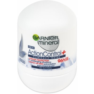 Garnier Mineral Action Control + Clinically Tested antiperspirant roll-on 50 ml – Hledejceny.cz