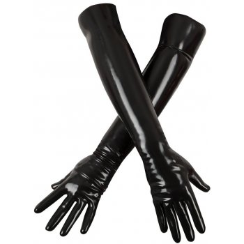 LateX Dlouhé rukavice z chlorovaného latexu L