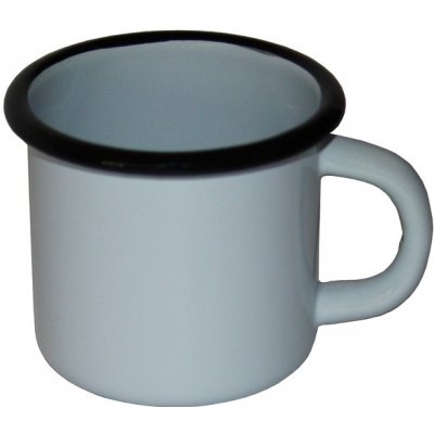 Olymp smaltovaný hrnek šedo světle modrý 7 cm 147 02 250 ml – Zboží Dáma