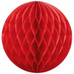Papírová koule červená 10cm – Zboží Mobilmania