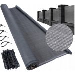 Aga Stínící tkanina 90 % 1,5 x 50 m HDPE Šedá – Hledejceny.cz