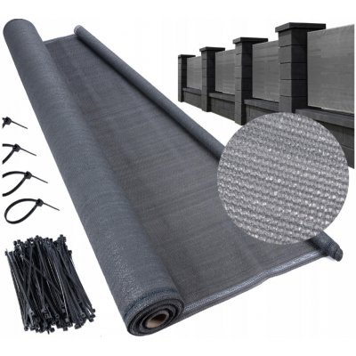 Aga Stínící tkanina 90 % 1,5 x 50 m HDPE Šedá – Hledejceny.cz
