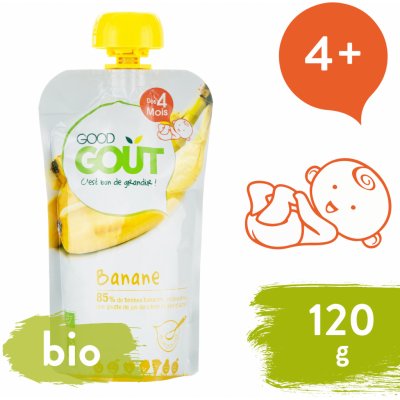 Good Gout BIO kapsička Banán 120 g – Zboží Dáma