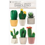 Anděl Přerov Samolepka na zeď plastická 3D kaktusy 29 x 49 cm – Hledejceny.cz