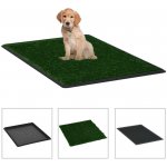 Meedo Toaleta pro psy s nádobou a umělou trávou 64 x 51 x 3 cm WC – Zboží Mobilmania