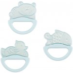 Canpol babies chrastítko s kousátkem zvířátko pastelová modrá – Zboží Dáma