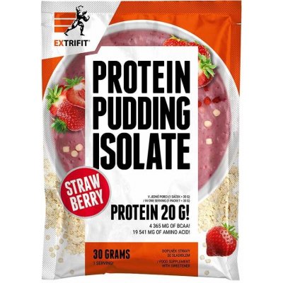 Extrifit Protein Pudding Isolate strawberry 30 g – Zboží Dáma