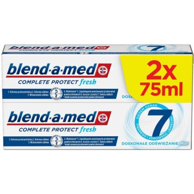Blend a Med Extra Fresh Clean zubní pasta 2 x 75 ml – Zboží Mobilmania