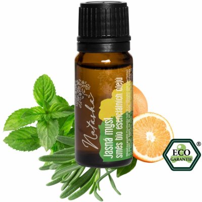 Natasha Jasná mysl směs bio esenciálních olejů 10 ml – Zboží Dáma