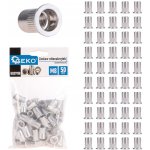 GEKO Nýtovací matice M8 (1,0–3,5) hliníkové, 50 ks - G02911H – Zboží Mobilmania