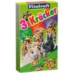 Vitakraft Kräcker Trio-mix králík zelenina & ořech & lesní plody 3 x 56 g – Zboží Mobilmania