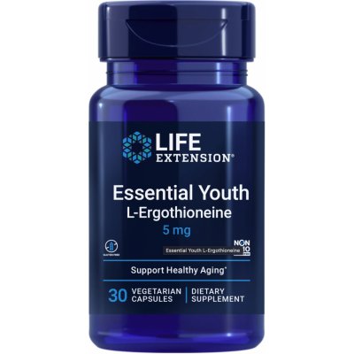 Life Extension Essential Youth L-Ergothioneine 30 vegetariánská kapsle 5 mg – Hledejceny.cz