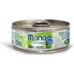 Monge Cat Natural tuňák & kuře 6 x 80 g