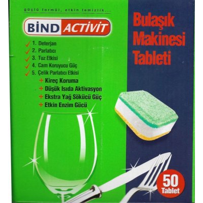 Bind Activit tablety do myčky 50 ks