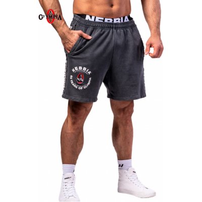 Nebbia Washed teplákové šortky LEGEND 786 black – Zboží Dáma