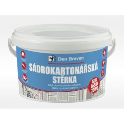 Den Braven - Sádrokartonářská stěrka, kelímek 1,5 kg, bílá