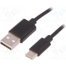 Qoltec 50496 USB 2.0 AM / USB 3.1 typC M, 0,25m