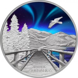 Perth Mint Stříbrná mince Polaris záře 1 Oz Tuvalu