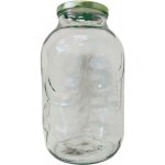 Marex Trade Sklenice zavařovací TWIST kulatá +víčko 100 mm MIX 6 ks x 5000 ml – Hledejceny.cz