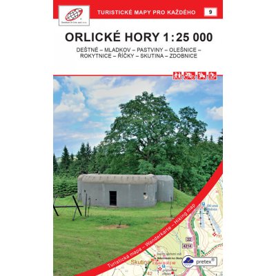 Orlické hory 1:25 000/Turistické mapy pro každého č. 9