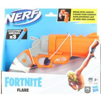 Lançador Nerf Fortnite Flare Accustrike Mega-Hasbro - QUEENSLAND STORE-  FANTASIAS ,PERUCAS E CABELOS NATURAIS