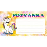 Dětská pozvánka na párty - Jednorožec, bal. 10 ks – Zboží Mobilmania