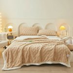 Homa hřejivá luxusní beránková deka Reddea cappuccino 150x200 – Hledejceny.cz