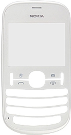 Kryt Nokia Asha 200 přední bílý