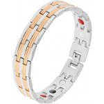 Šperky eshop lesklý ocelový články stříbrné a zlaté barvy barevné magnety SP33.03 – Zboží Dáma